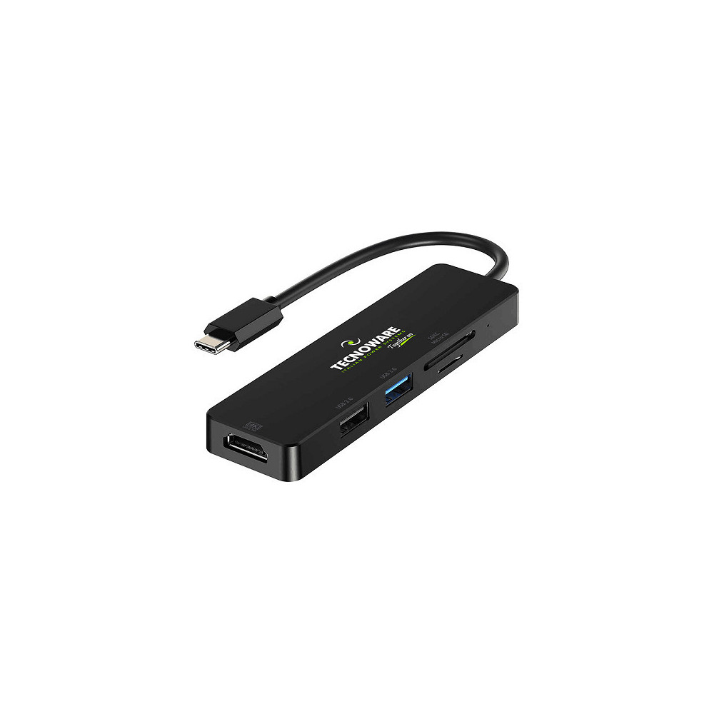 TECNOWARE FHUB17693 - HUB USB TYPE-C 5 IN 1 TECNOWARE FHUB17693 - HUB USB TYPE-C 5 IN 1