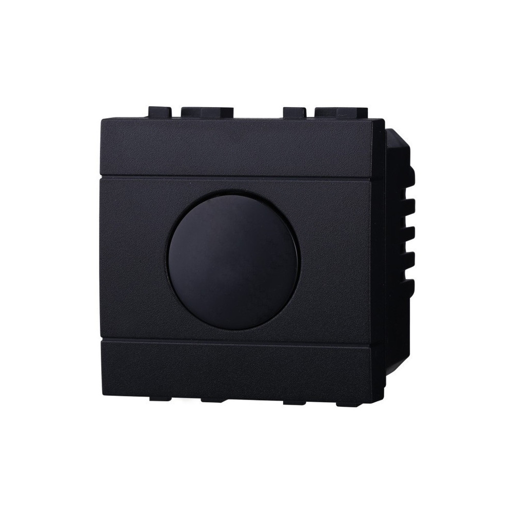 ETTROIT INTERRUTTORE TOUCH 2 POSTI 16A - SERIE SPACE - NERO (LN1401) Compatibile BTicino Living