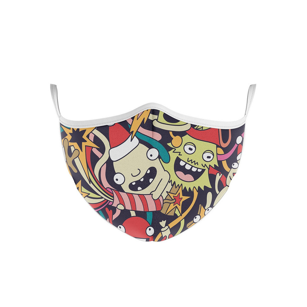 MASCHERINA ULTRA STYLE IN TNT DOPPIO STRATO -CRAZYXMAS-L