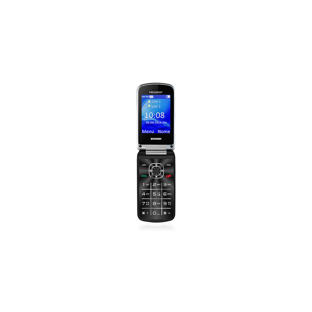 BRONDI PRESIDENT (NERO) - TELEFONO CELLULARE SENIOR