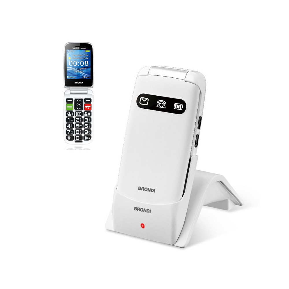 BRONDI AMICO FAVOLOSO (BIANCO) - TELEFONO CELLULARE SENIOR