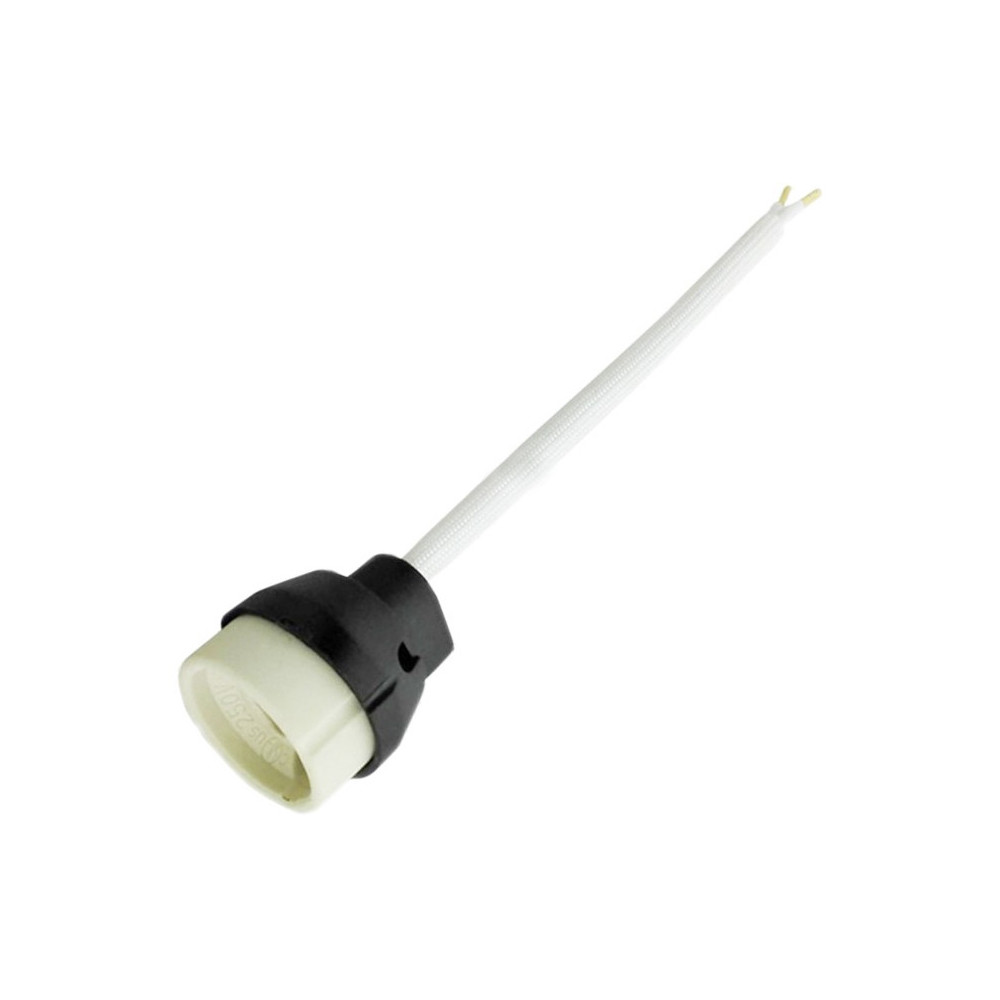 V-TAC VT-791 - PORTALAMPADA IN CERAMICA CON CAVO IN PVC - ATTACCO GU10