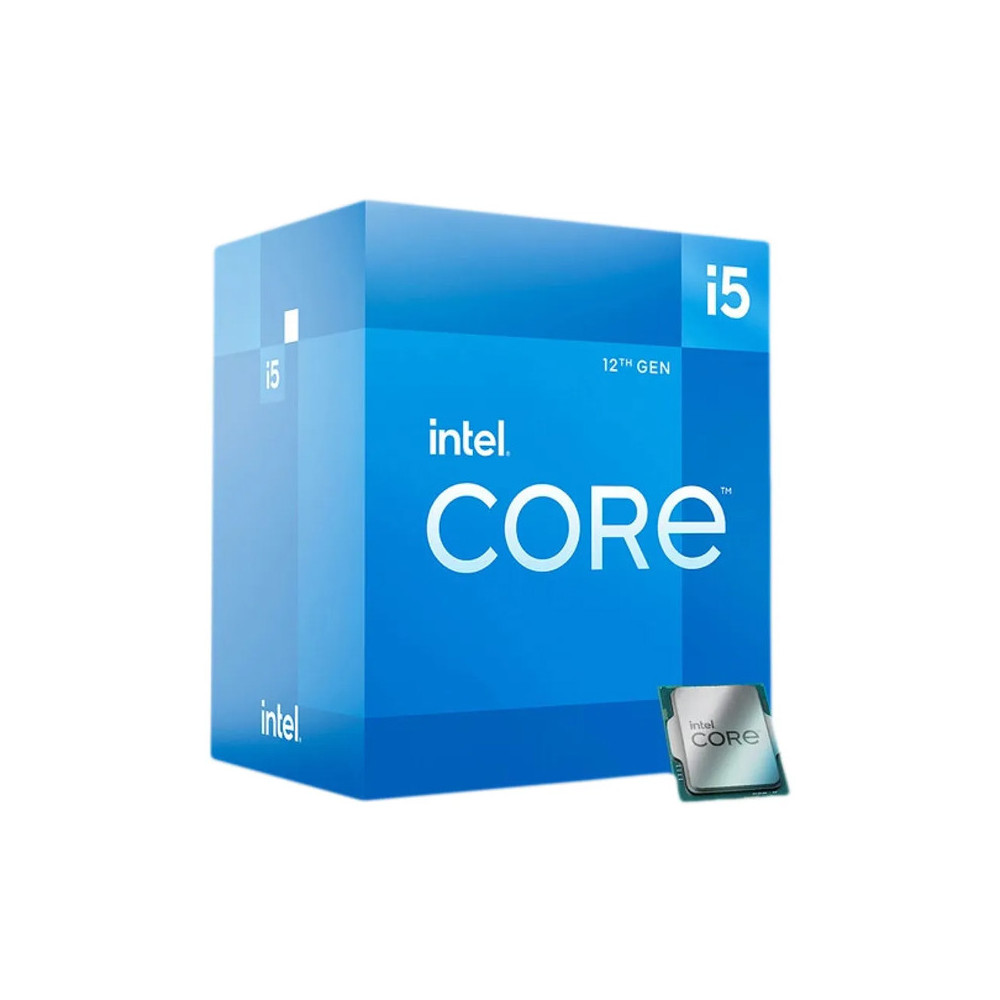 INTEL CORE i5-12400 ALDER LAKE - CPU BOX BASE 2.50 GHZ / TURBO 4.40GHZ - CACHE 18 MB - SOCKET 1700