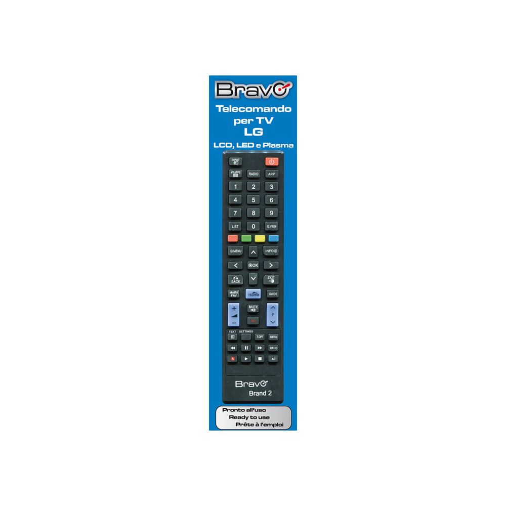 BRAVO BRAND 2 (90202062) - TELECOMANDO COMPATIBILE PER TV LG